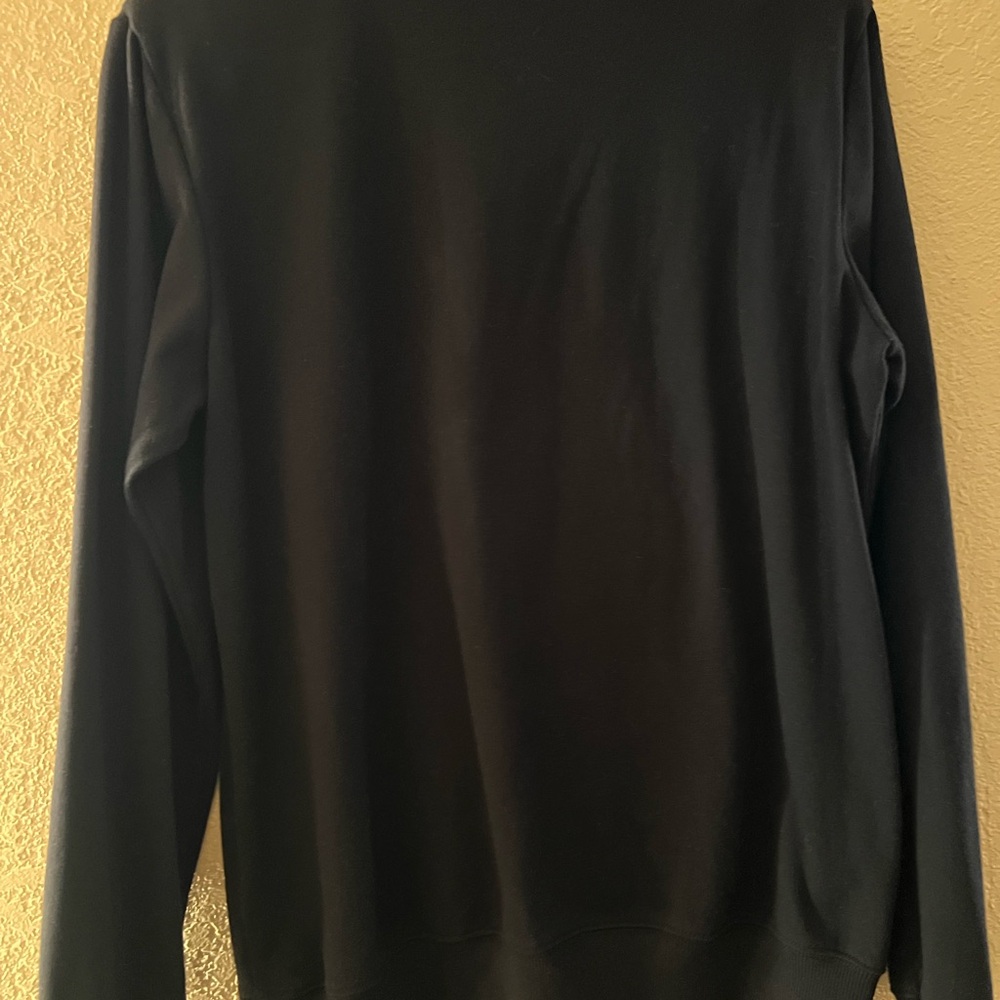 Alfred Dunner Black Sweater with Snowman Design Size S - Picture 4 of 4